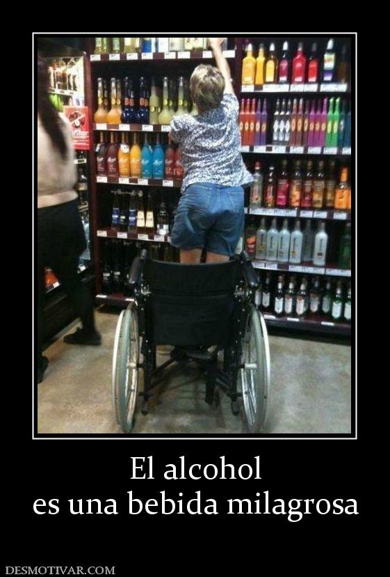 El alcohol es una bebida milagrosa