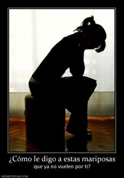 ¿Cómo le digo a estas mariposas que ya no vuelen por ti?