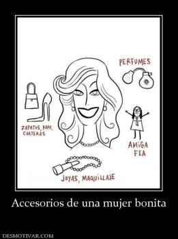 Accesorios de una mujer bonita