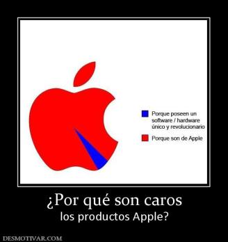 ¿Por qué son caros los productos Apple?
