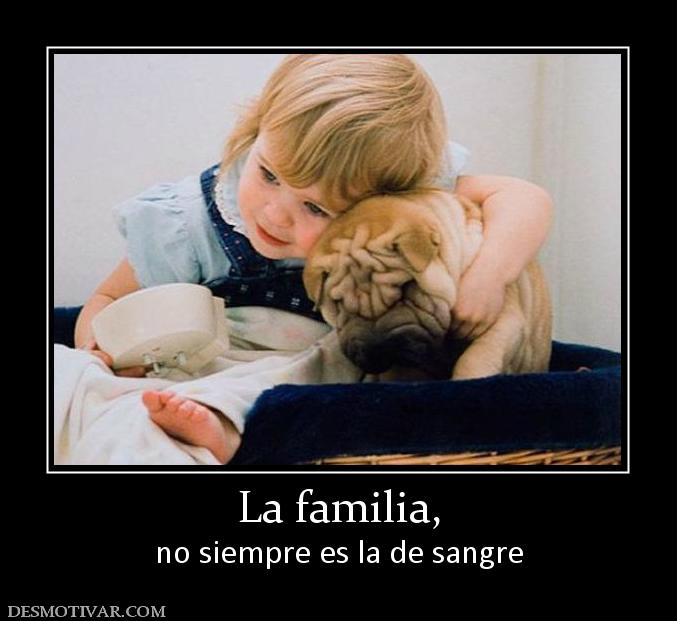 La familia, no siempre es la de sangre