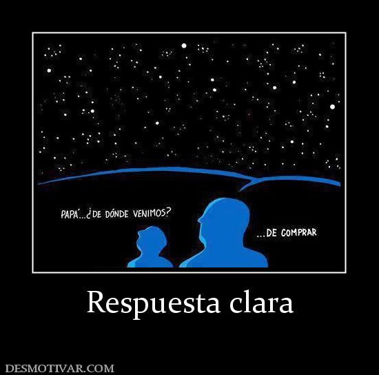 Respuesta clara