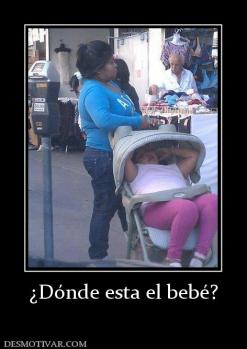 ¿Dónde esta el bebé?