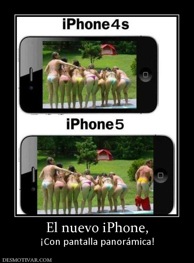 El nuevo iPhone, ¡Con pantalla panorámica!