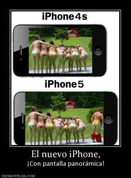 El nuevo iPhone, ¡Con pantalla panorámica!