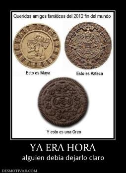 YA ERA HORA alguien debía dejarlo claro