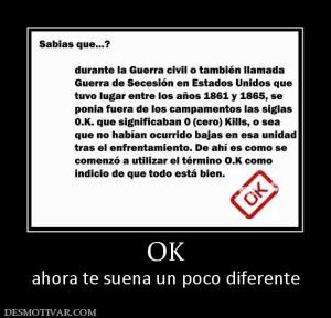 OK ahora te suena un poco diferente