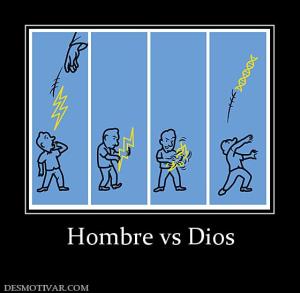 Hombre vs Dios
