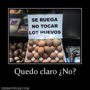 Quedo claro ¿No?