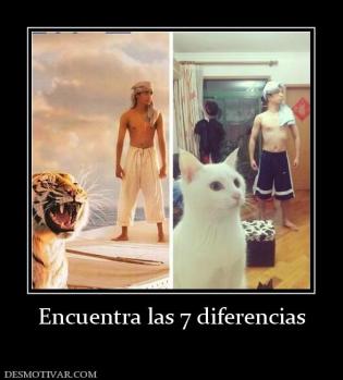 Encuentra las 7 diferencias