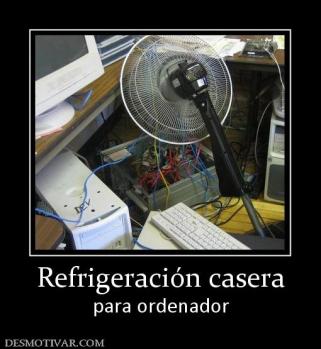 Refrigeración casera para ordenador