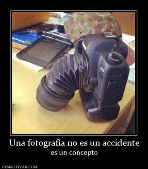 Una fotografía no es un accidente es un concepto