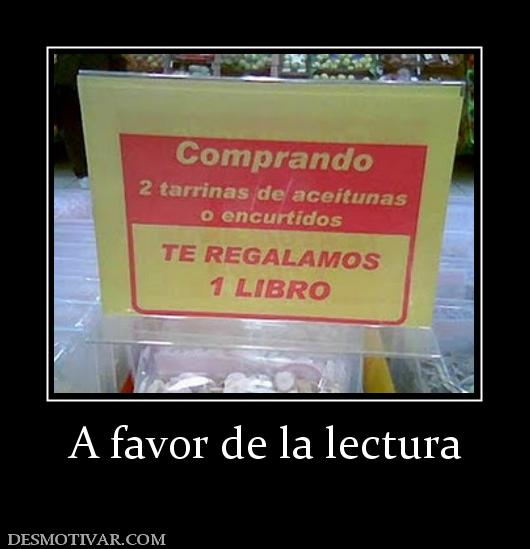 A favor de la lectura