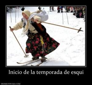 Inicio de la temporada de esqui