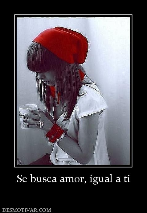 Se busca amor, igual a ti