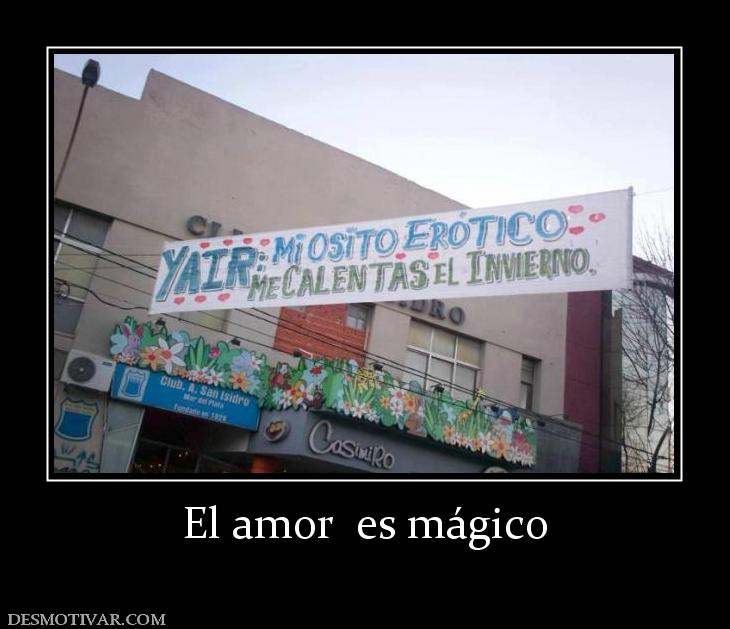 El amor  es mágico