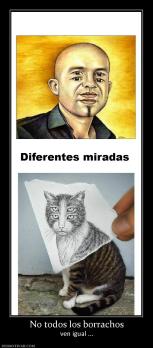 No todos los borrachos ven igual ...