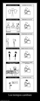 Los tiempos cambian
