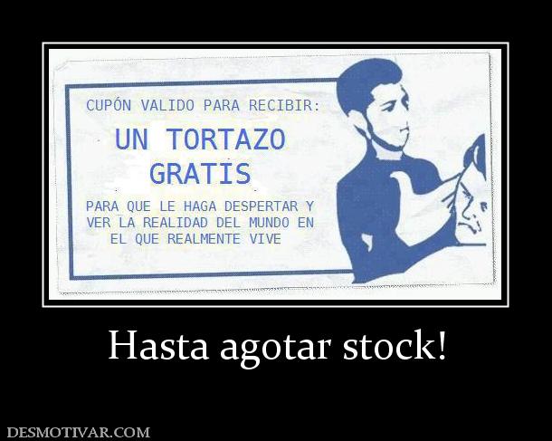 Hasta agotar stock!