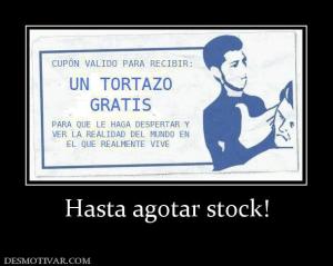 Hasta agotar stock!