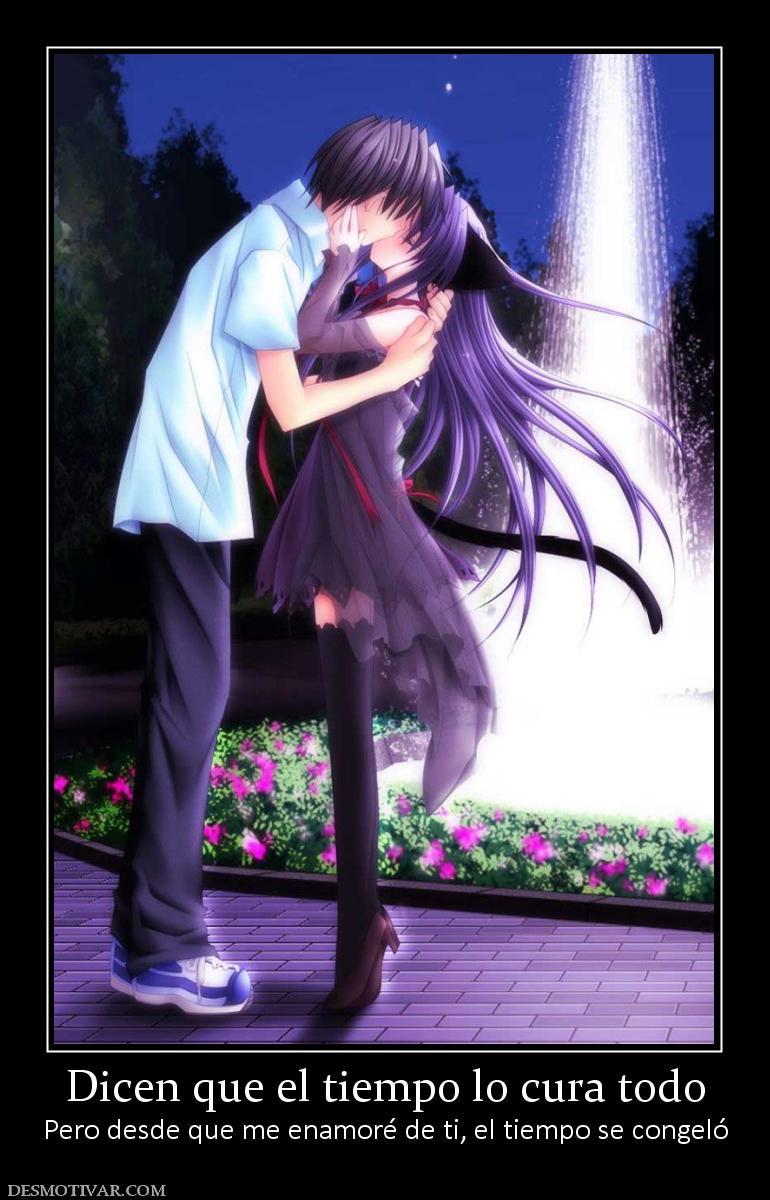 Dicen que el tiempo lo cura todo Pero desde que me enamoré de ti, el tiempo se congeló