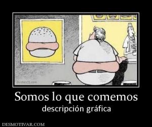 Somos lo que comemos descripción gráfica
