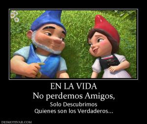 EN LA VIDA No perdemos Amigos, Solo Descubrimos Quienes son los Verdaderos...