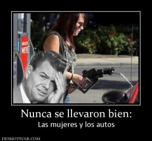 Nunca se llevaron bien: Las mujeres y los autos