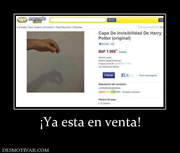 ¡Ya esta en venta!