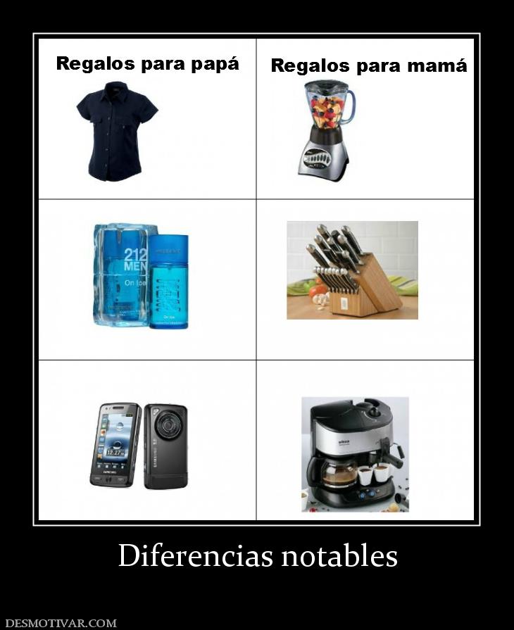 Diferencias notables