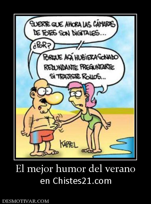 El mejor humor del verano en Chistes21.com