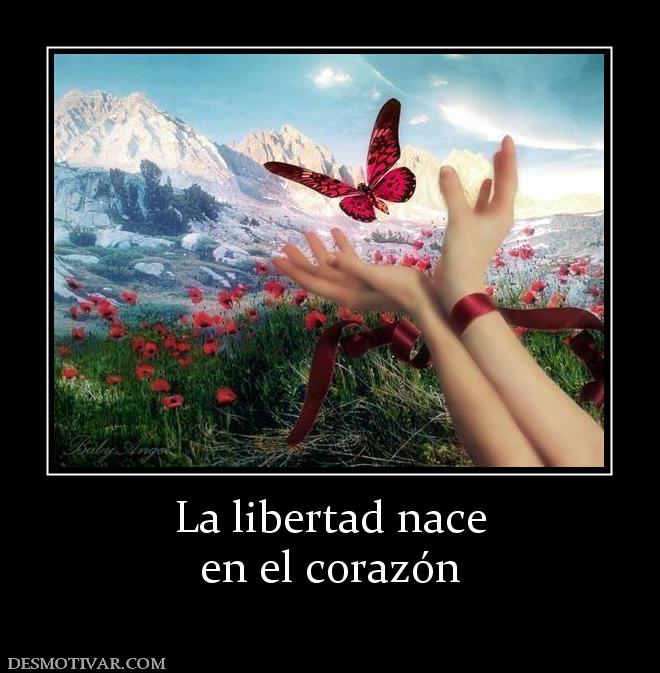 La libertad nace en el corazón