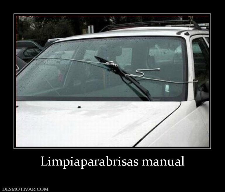 Limpiaparabrisas manual
