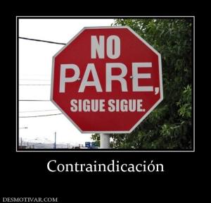 Contraindicación