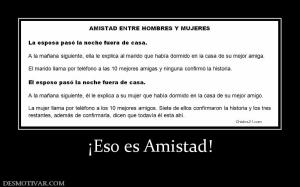 ¡Eso es Amistad!