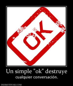 Un simple  cualquier conversación.