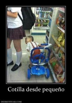 Cotilla desde pequeño