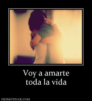 Voy a amarte toda la vida