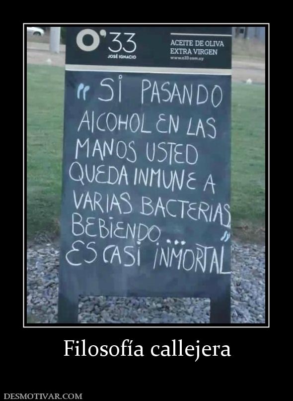 Filosofía callejera