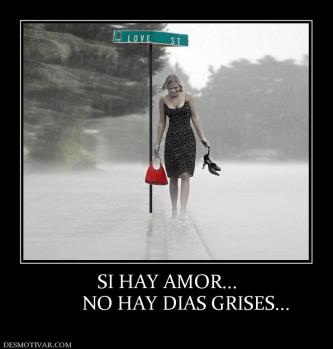 SI HAY AMOR...         NO HAY DIAS GRISES...