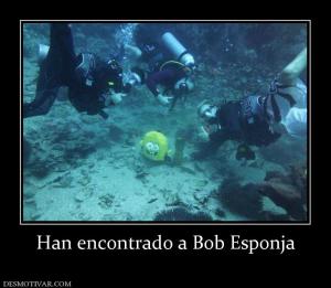 Han encontrado a Bob Esponja