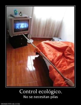 Control ecológico. No se necesitan pilas