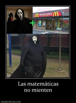 Las matemáticas no mienten