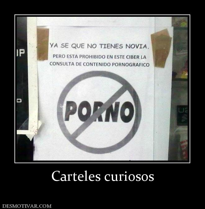Carteles curiosos