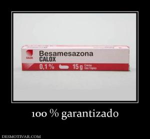 100 % garantizado