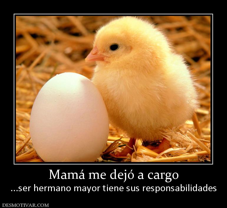 Mamá me dejó a cargo ...ser hermano mayor tiene sus responsabilidades
