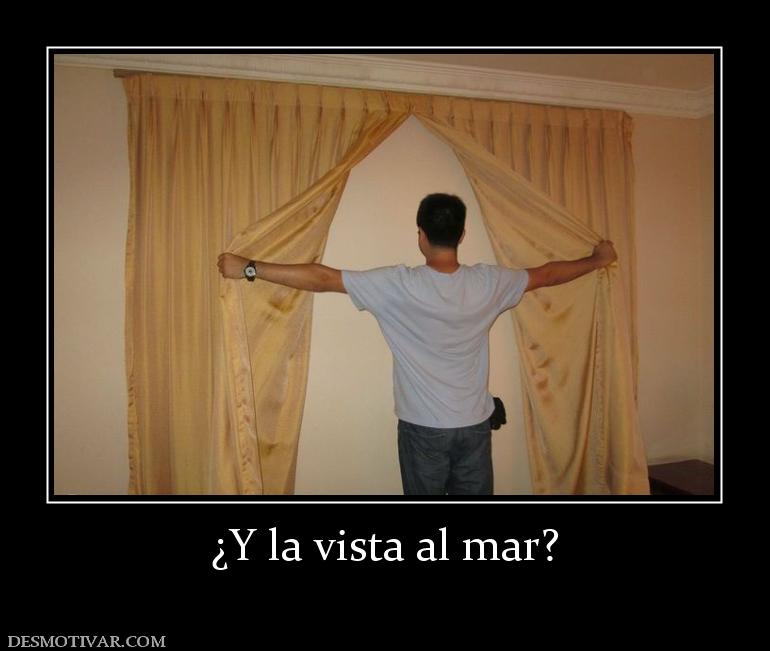 ¿Y la vista al mar?