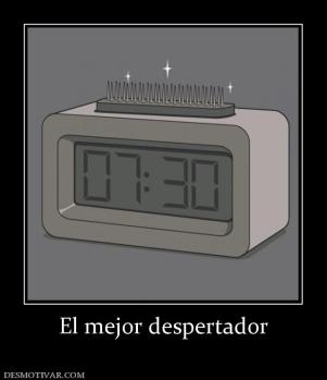 El mejor despertador