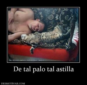 De tal palo tal astilla