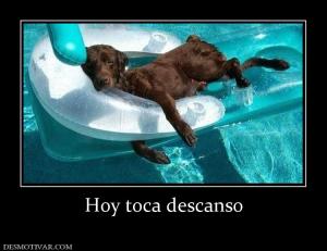 Hoy toca descanso